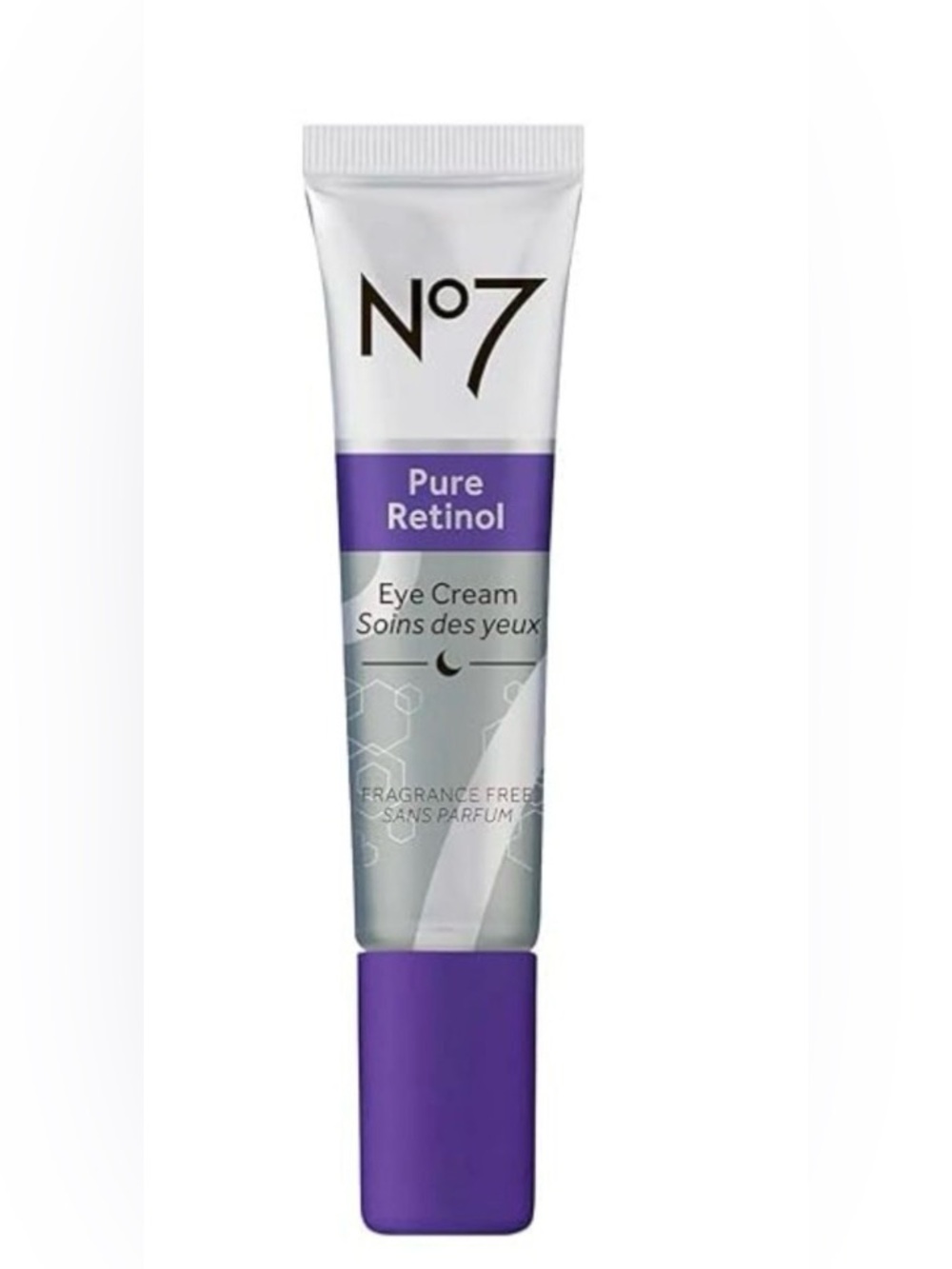 NIB No7 Pure Retinol Eye Cream with .5% Retinol .5 oz